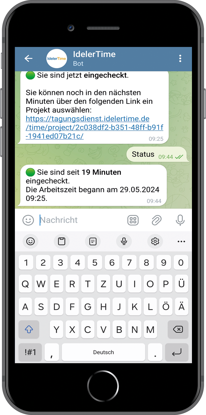 Telegram Vorschau